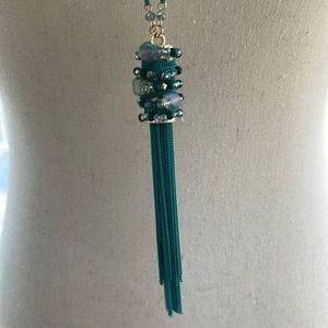 Mixit NWT Double Strand Green Beaded Necklace So PRETTY!! Gold Metal